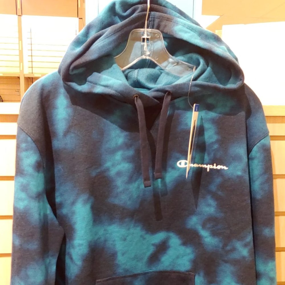 CHAMPION Women Hoodie Kangaroo Pocket Blue - Picture 5 of 8